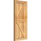 Ekena Millwork Framed Board-n-Batten Shutters w/Z-Bar, Rough Sawn Western Red Cedar, 16 1/8W x 35H, PR RBF06Z16X035RWR - alternate 4